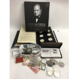 A small group of used circulated coinage and Sir W