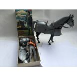 Marx, Sir Roland Noble Knight, The silver knight boxed , with armoured horse