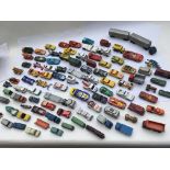 A collection of Diecast vehicles including Matchbox , Corgi juniors etc