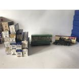 Collection of 6360 Meccano Hornby-acho including a 638 Locomotive BB 16.000 and a 6360 131 vapeur.