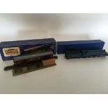 Hornby Dublo, HO/OO scale, Sir Nigel Griesley, locomotive and tender, LNER, and Hornby Dublo TPO