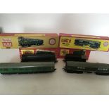 Hornby Dublo, HO/OO scale, Electric motor coach #2250, CO-BO diesel- electric locomotive #2233, BO-