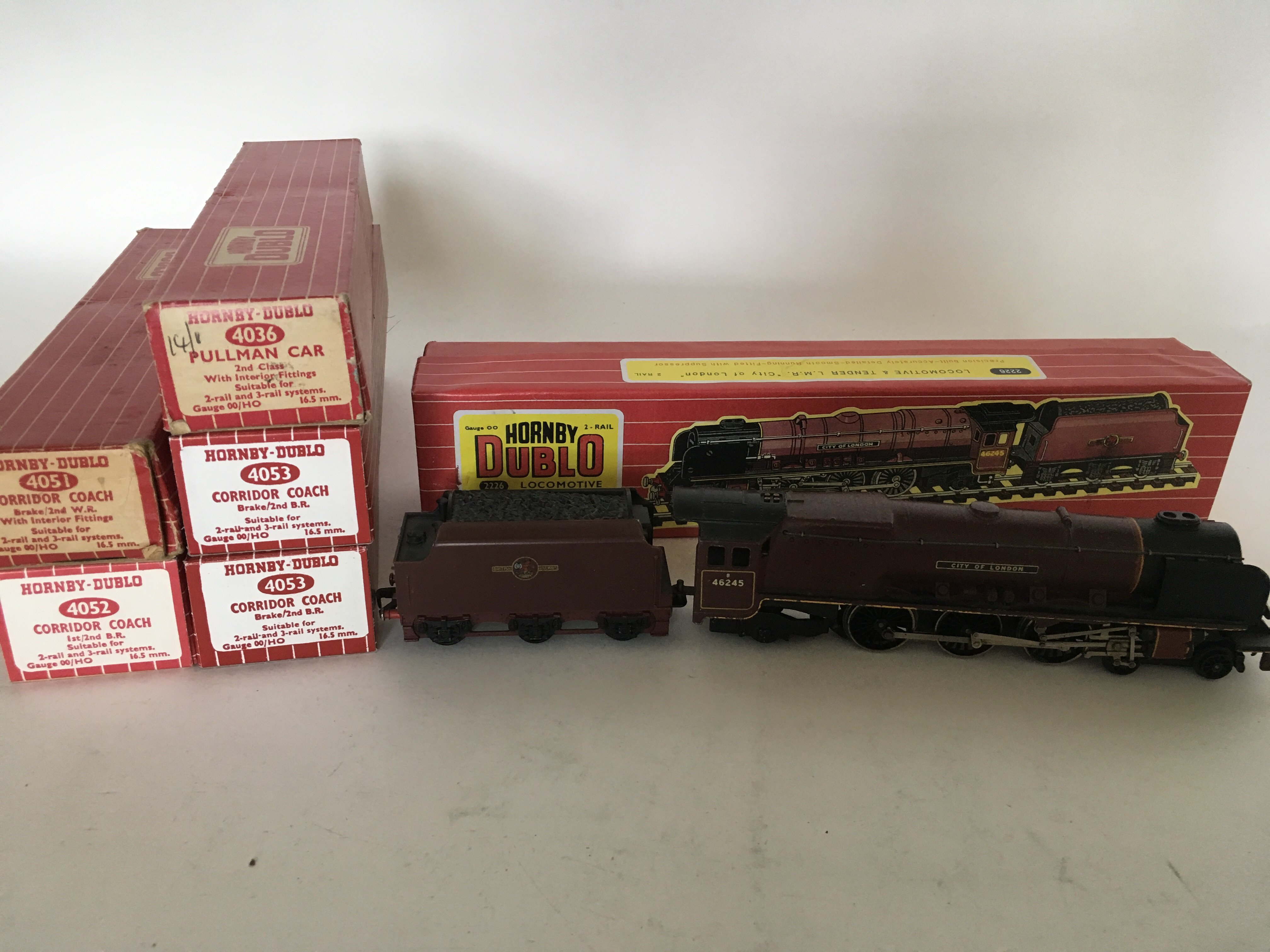 Locomotive Hornby Dublo 2226 City Of London BR 46245 - HO/OO - Fonctionnelle