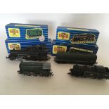 Hornby Dublo, HO/OO scale, 0-6-0 diesel electric shunting locomotive #3231, 0-6-2 tank locomotive