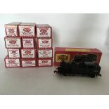 Hornby Dublo, HO/OO scale, 0-6-2 tank locomotive #2217, also included is Low sided wagon #4649, Tank