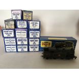 Hornby Dublo, HO/OO scale, 0-6-2 tank locomotive #2217, also included is a collection of wagons