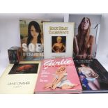 A collection of photography books.