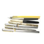 A collection of eight vintage pens to include Park