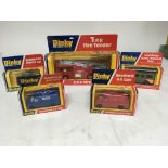 Dinky toys, boxed Diecast vehicles, including an E