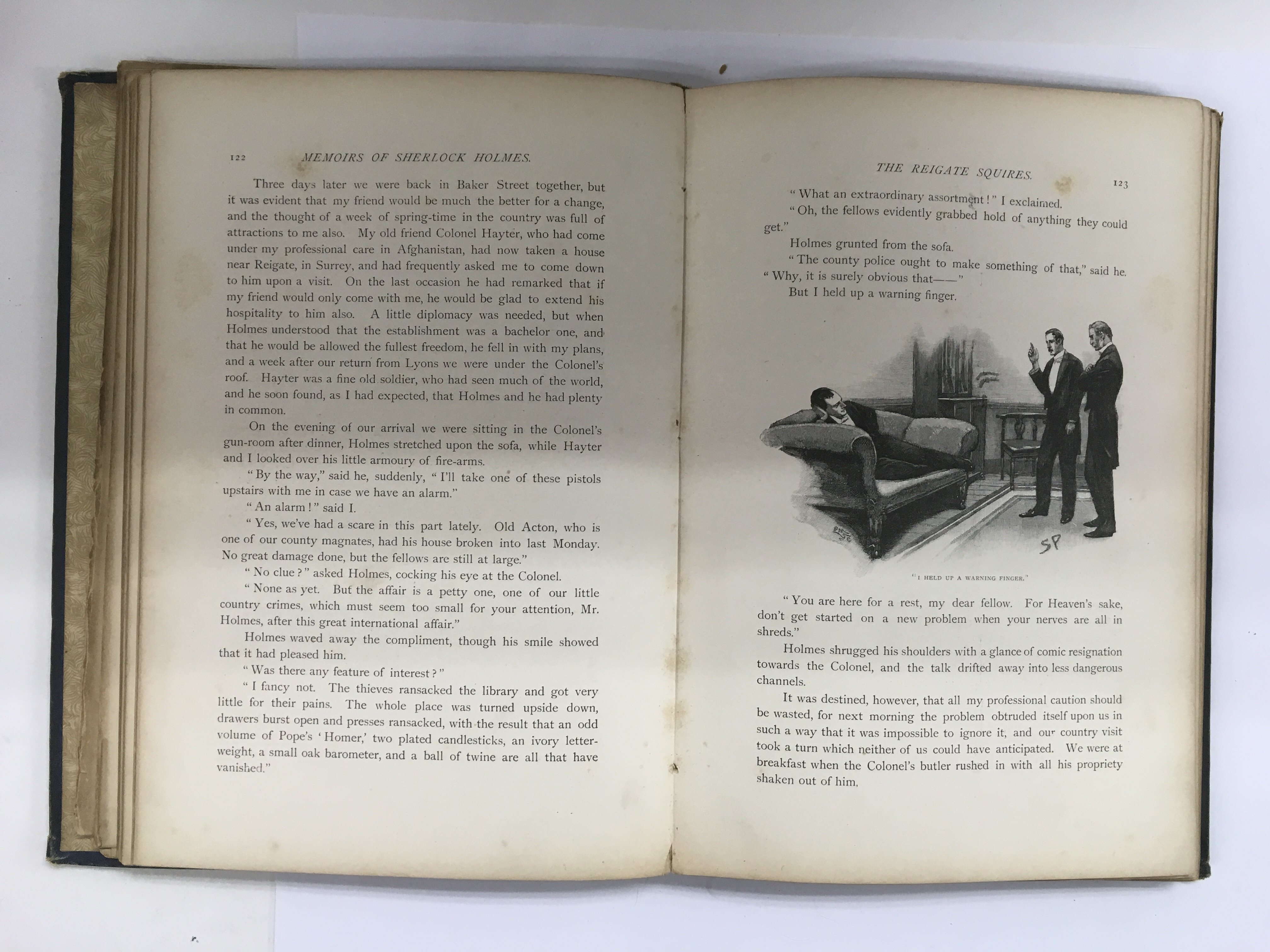 An 1894 first edition 'The Memoirs Of Sherlock Hol - Bild 3 aus 4