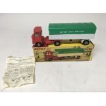 Dinky toys, AEC articulated lorry, boxed, #914, wi