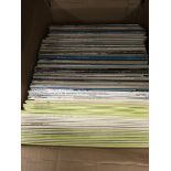 Two boxes of LPs by various artists comprising man