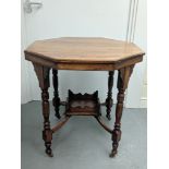 WITHDRAWN - An Edwardian mahogany octagonal table