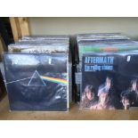 Five boxes of LPs by various artists including Pin