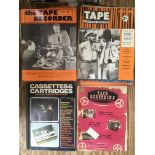 A collection of Tape Recording Magazine and Casset