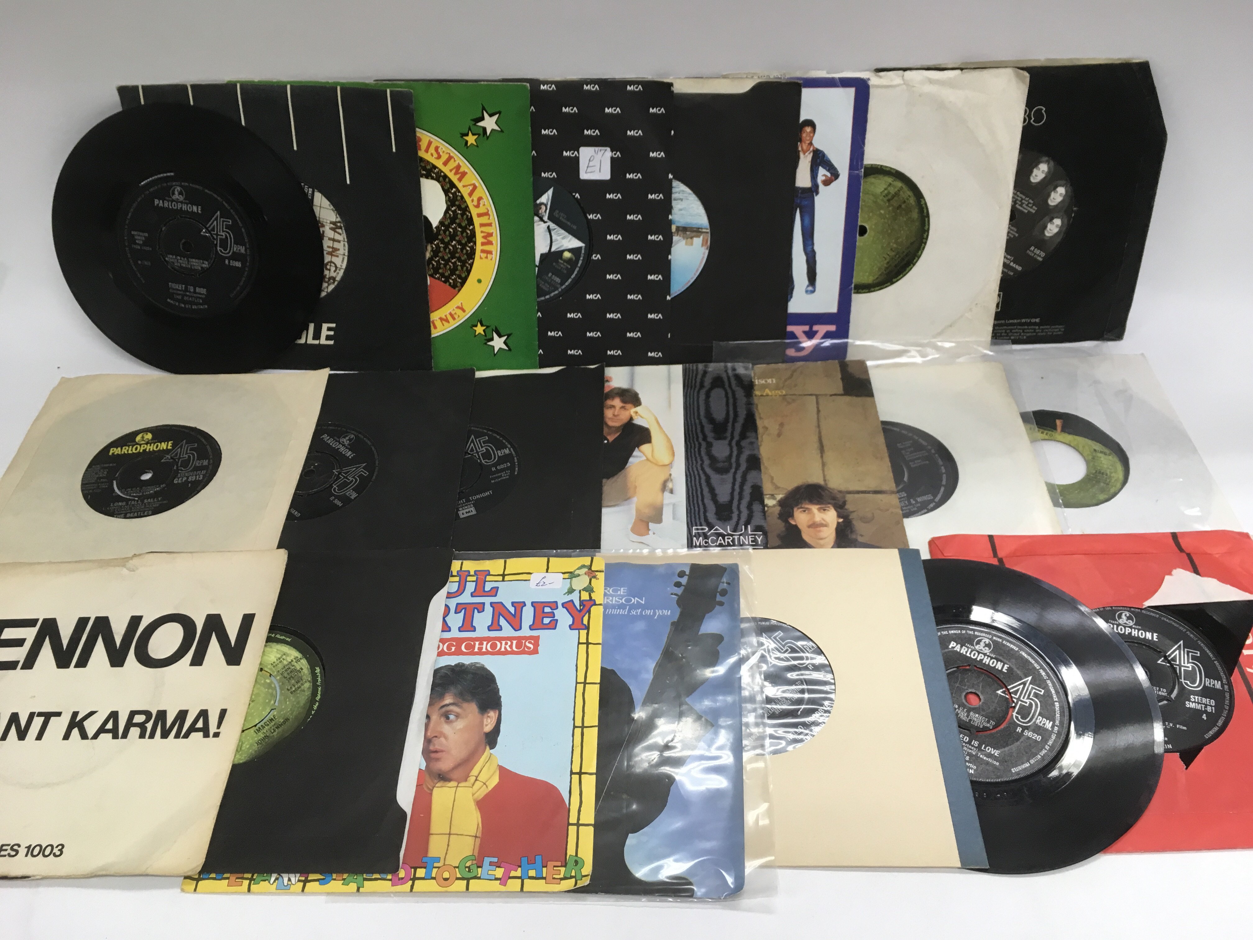 A collection of Beatles and related 7inch singles - Image 4 of 5