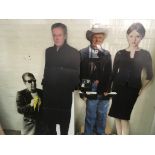 Four standees comprising John Cale, Ralph Stanley,