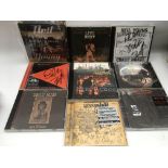 A collection of Neil Young & Crazy Horse CDs signed by bassist Billy Talbot.