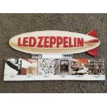 A circa 1970s Led Zeppelin advertising board, appr