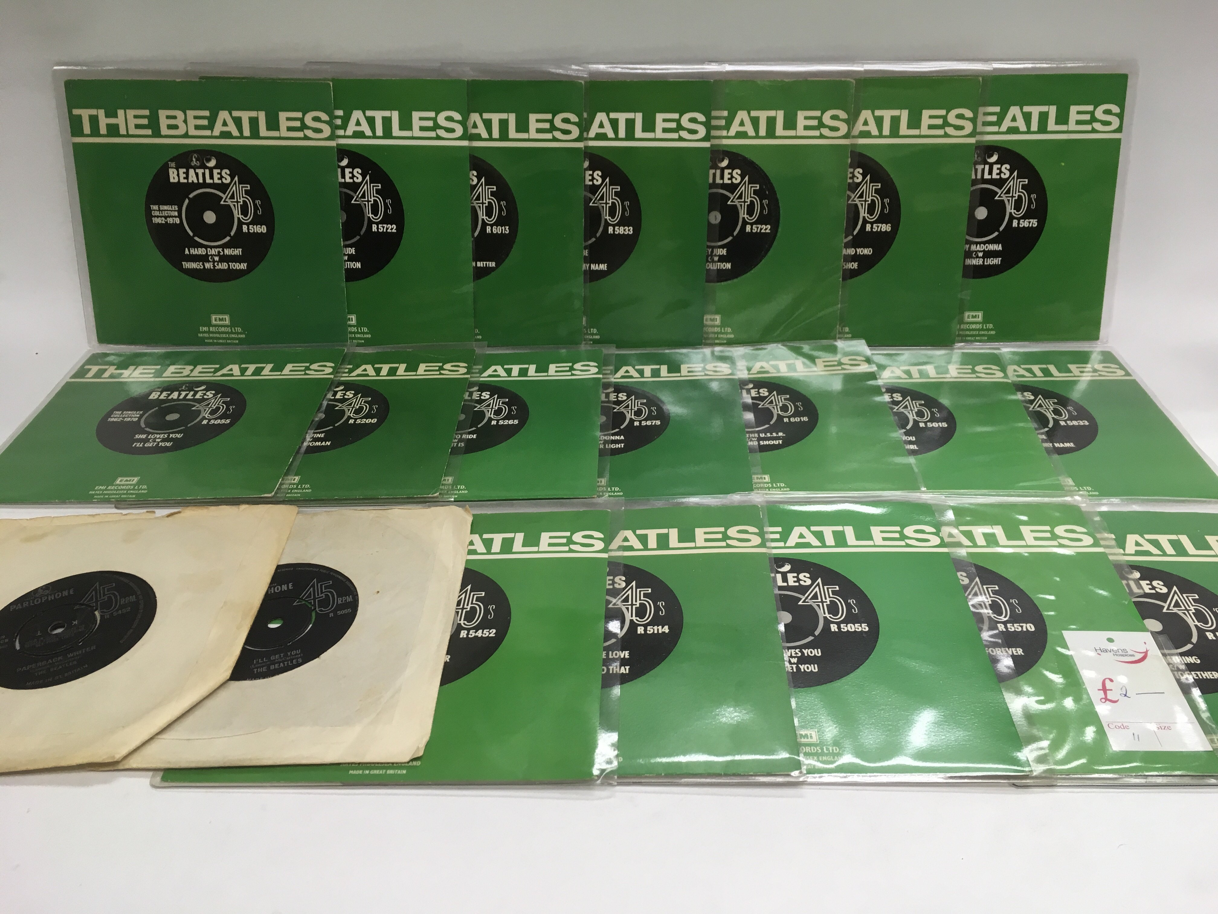 A collection of Beatles and related 7inch singles - Image 2 of 5