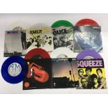 A collection of 7inch demo discs, promos and colou