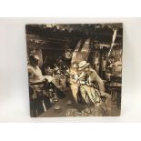 A Led Zeppelin 'In Through The Out Door' LP signed