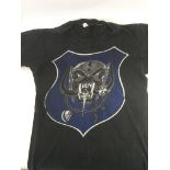 An original Motorhead tour t-shirt from 1984, size