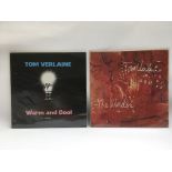 Two signed Tom Verlaine LPs comprising 'Warm And C