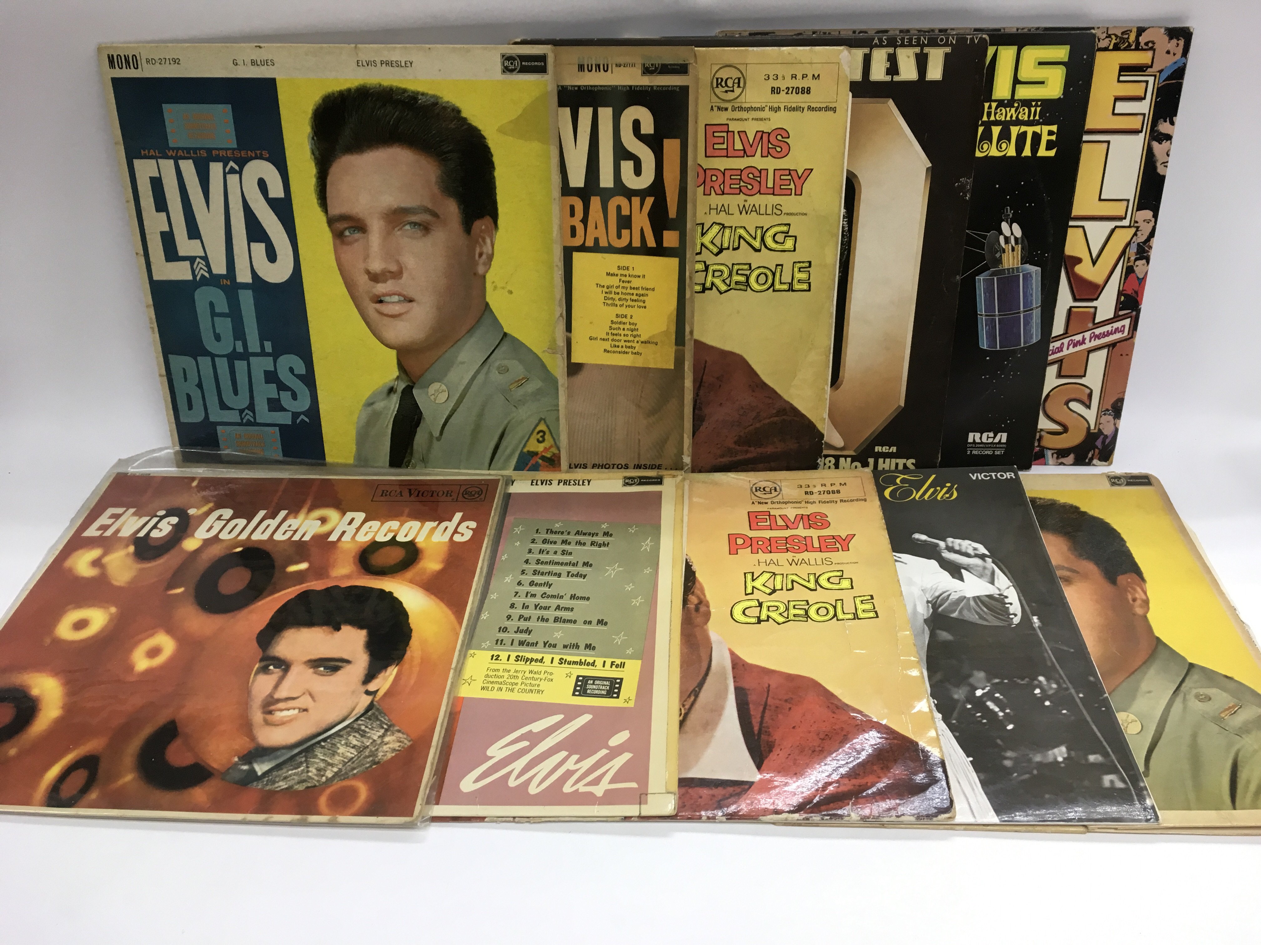 A collection of approx 20 plus Elvis Presley and C