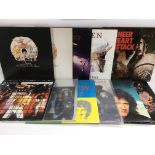 Twelve Queen LPs including 'A Day At The Races', '