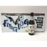 A signed Flying Dog Brewery Gonzo Imperial Porter