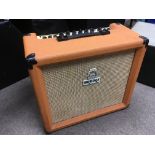 An Orange Crush 30R guitar amplifier.