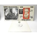 Two signed Wire 12 inch singles and a Wire 12 inch