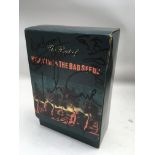A signed The Best Of Nick Cave and the Bad Seeds boxset comprising two CDs, a VHS and poster. The