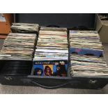 A large box of 7inch singles.