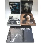 Five hardback books relating to Patti Smith to inc