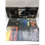 A collection of German rock LPs and 12inch singles