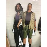 Two standees depicting Jeff Bridges and John Goodm