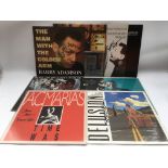 Nine Barry Adamson LPs and 12inch singles , mostly