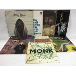 A collection of jazz and funk LPs by various artis