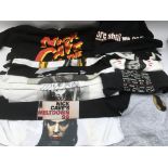 Fourteen Nick Cave t shirts, mostly large and XL.