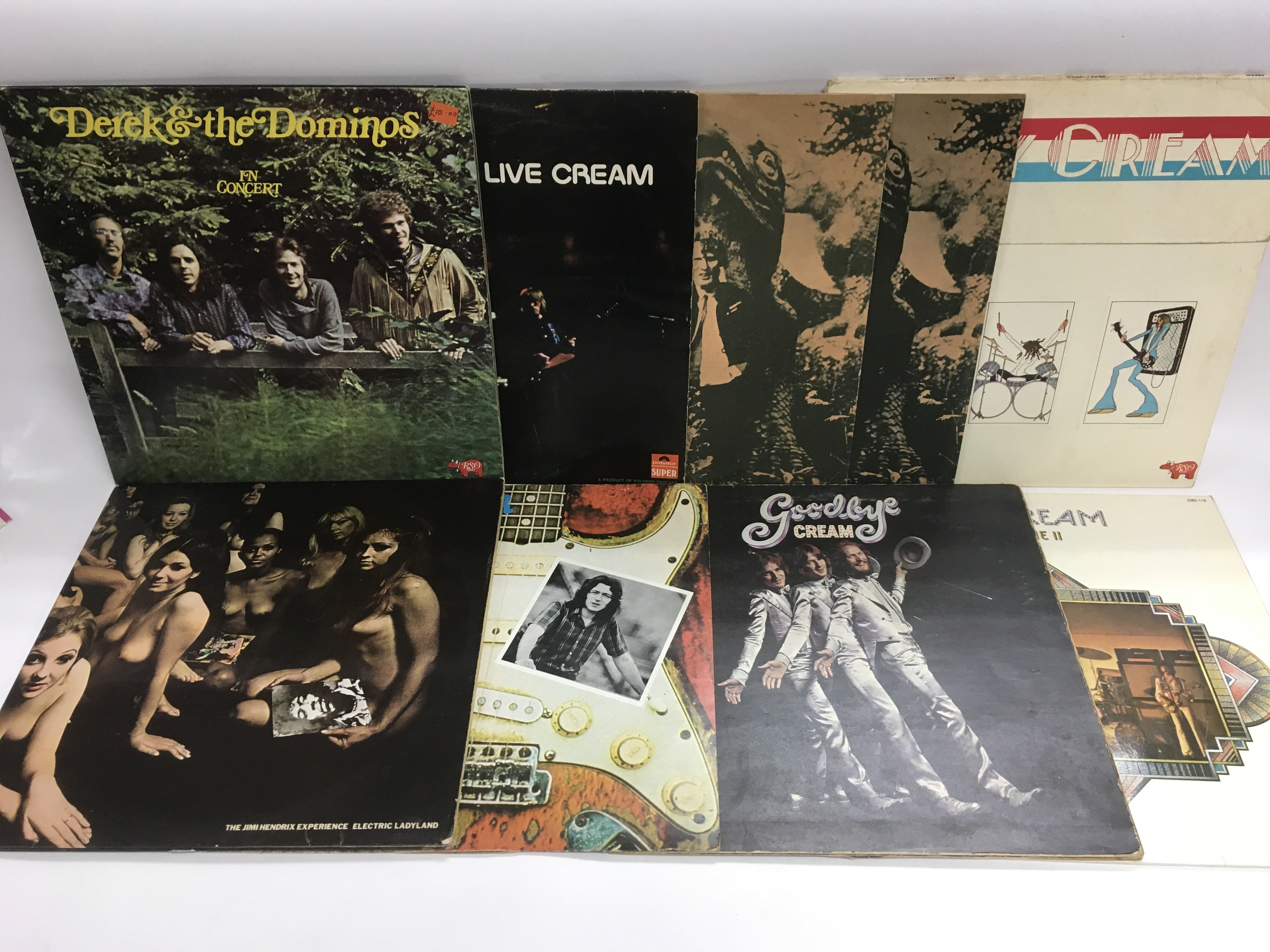 Eight rock LPs comprising 'Electric Ladyland' by J