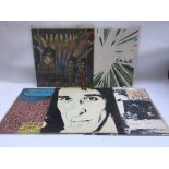 Five John Cale LPs including a signed copy of 'Fea