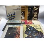 A collection of blues LPs by various artists compr