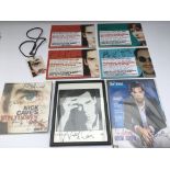 Nick Cave signed memorabilia comprising a 1999 Mel