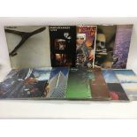 Eleven prog rock LPs by various artists including
