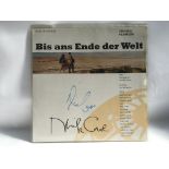 A signed soundtrack LP for Wim Wender's movie 'Bis