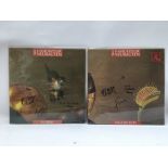 Two signed Einsturzende Neubauten 12inch singles c