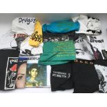 A collection of approx 50 tour t shirts of various