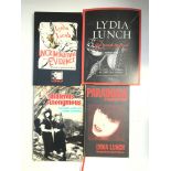 Three signed books by Lydia Lunch to comprise Para